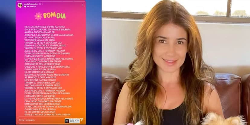 Paula Fernandes publicou trecho de música nas redes sociais (Foto: Reprodução/Instagram) Paula Fernandes publicou trecho de música nas redes sociais (Foto: Reprodução/Instagram)