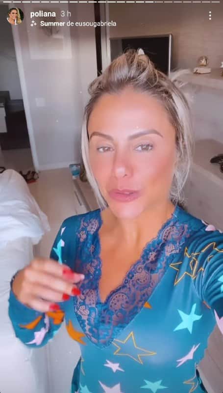 Poliana Rocha confirmou irritação de Leonardo (Foto: Reprodução/ Instagram) Poliana Rocha confirmou irritação de Leonardo (Foto: Reprodução/ Instagram)