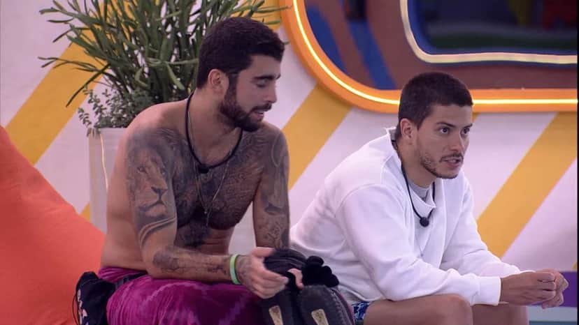 BBB22: Pedro Scooby e Arthur Aguiar eram aliados no jogo (Foto: Reprodução) BBB22: Pedro Scooby e Arthur Aguiar eram aliados no jogo (Foto: Reprodução)