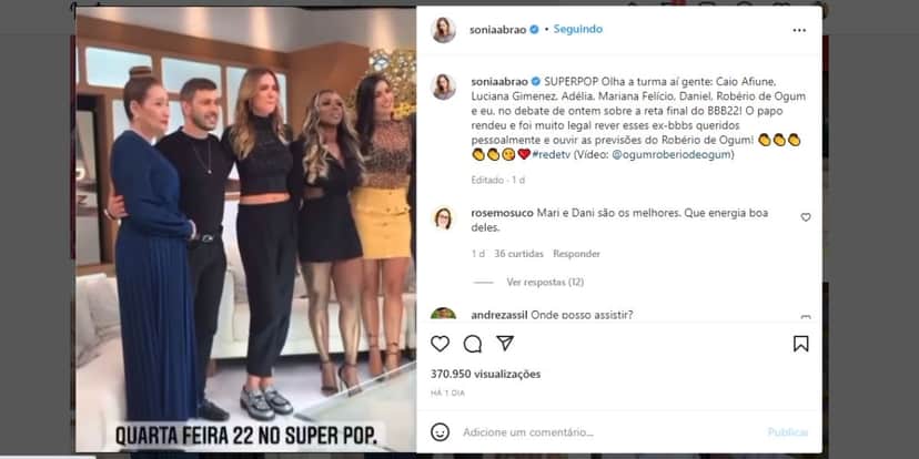 "O negócio está pegando fogo", Sonia Abrão expõe verdade sobre ida à programa da Globo: "De jeito nenhum" "O negócio está pegando fogo", Sonia Abrão expõe verdade sobre ida à programa da Globo: "De jeito nenhum"