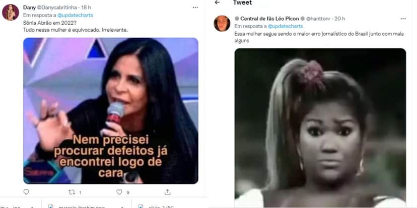 Internautas se revoltaram com ataques de Sonia Abrão (Foto: Reprodução/Twitter) Internautas se revoltaram com ataques de Sonia Abrão (Foto: Reprodução/Twitter)