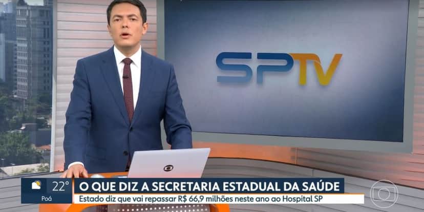 Falha técnica aconteceu no "SP1" (Foto: Reprodução/TV Globo) Falha técnica aconteceu no "SP1" (Foto: Reprodução/TV Globo)