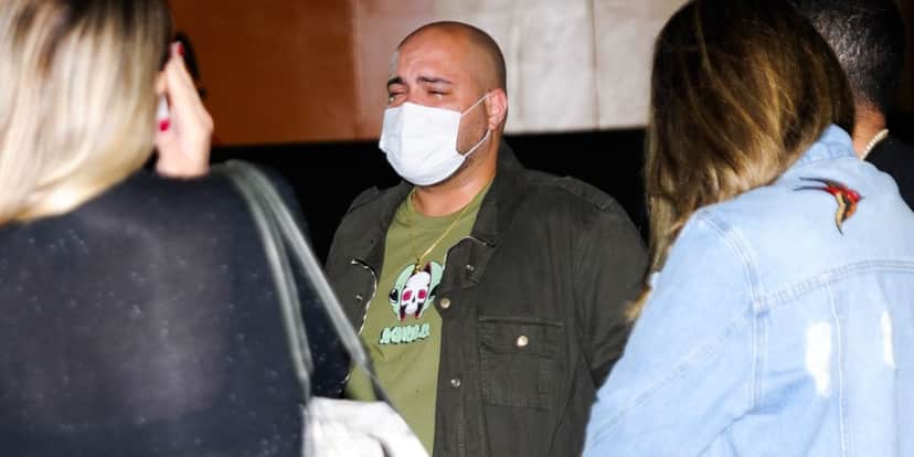 Tiago Abravanel chorou no Hospital das Clínicas, onde Rodrigo Mussi está internado (Foto: AgNews/Eduardo Martins) Tiago Abravanel chorou no Hospital das Clínicas, onde Rodrigo Mussi está internado (Foto: AgNews/Eduardo Martins)