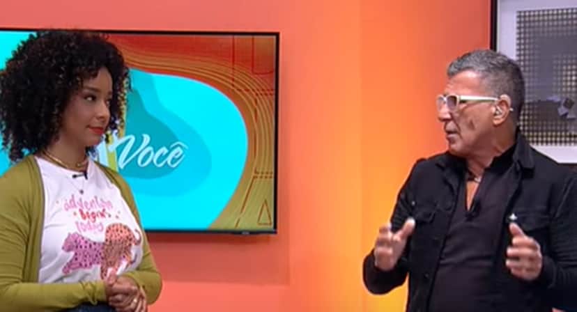 Alinne Prado e Eri Johnson alfinetam situação do programa Alinne Prado e Eri Johnson alfinetam situação do programa