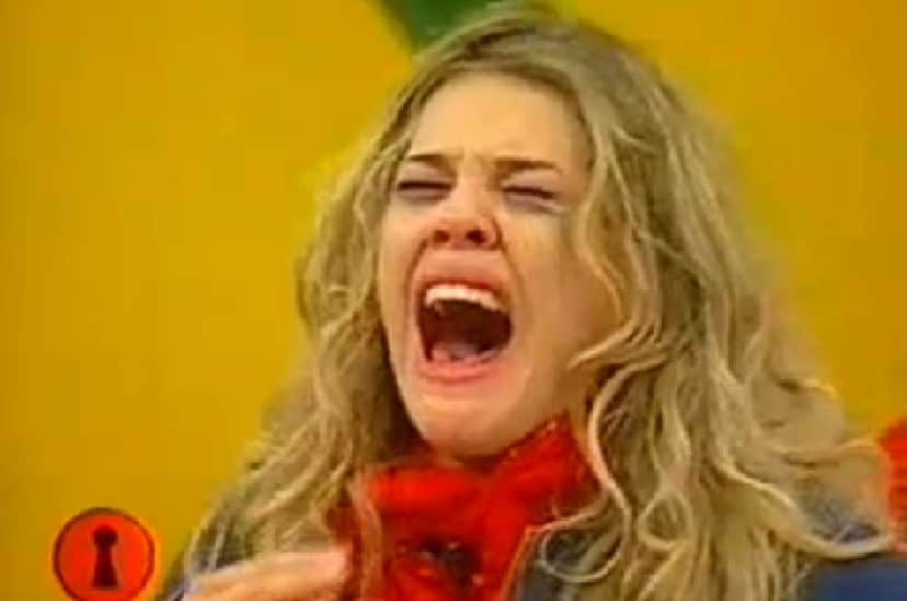 Bárbara Paz logo após saber que venceu o reality do SBT (Foto: Divulgação) Bárbara Paz logo após saber que venceu o reality do SBT (Foto: Divulgação)