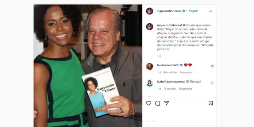 Maju Coutinho expõe despedida na Globo e carta de adeus à jornalista devasta: "Foi ele que ousou" Maju Coutinho expõe despedida na Globo e carta de adeus à jornalista devasta: "Foi ele que ousou"