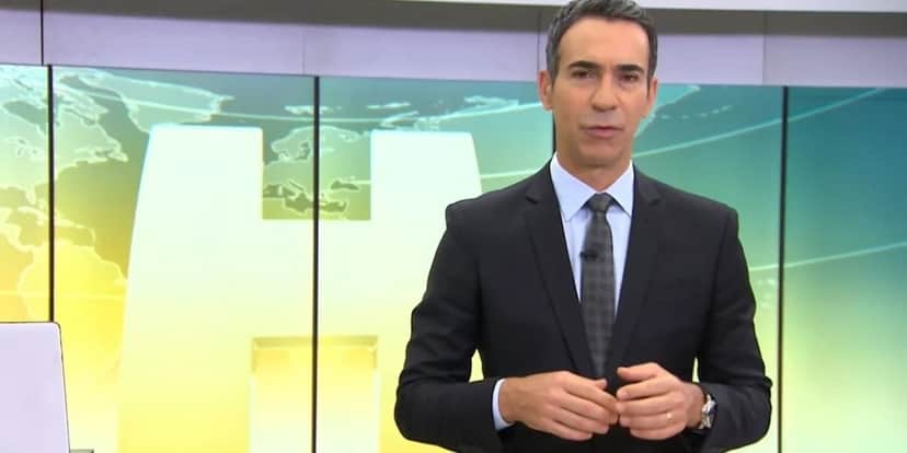 César Tralli sob comando do 'Jornal Hoje' (Foto: Divulgação) César Tralli sob comando do 'Jornal Hoje' (Foto: Divulgação)