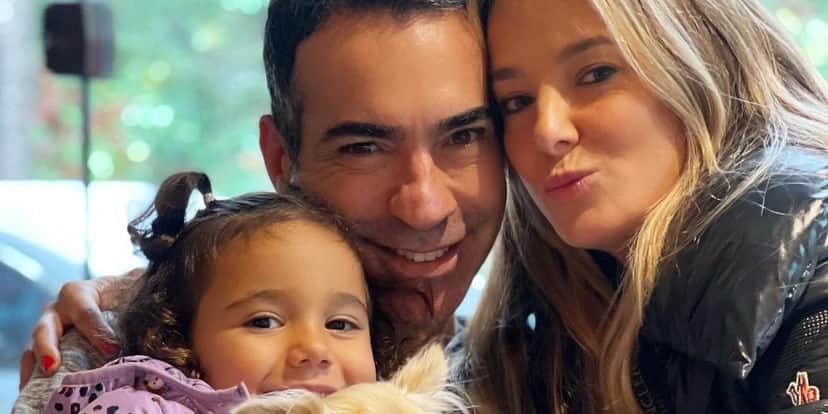 César Tralli, Ticiane Pinheiro e Manuella César Tralli, Ticiane Pinheiro e Manuella