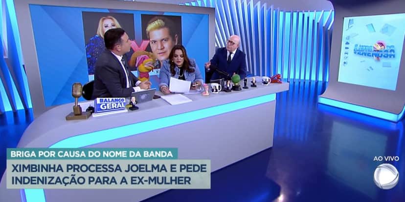 De acordo com Fabíola Reipert, Ximbinha está processando Joelma (Reprodução) De acordo com Fabíola Reipert, Ximbinha está processando Joelma (Reprodução)