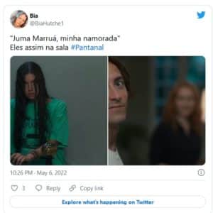 Capítulo icônico de "Pantanal", repercutiram na web e deixou o Ibope nas alturas (Foto: Reprodução / Twitter) Capítulo icônico de "Pantanal", repercutiram na web e deixou o Ibope nas alturas (Foto: Reprodução / Twitter)