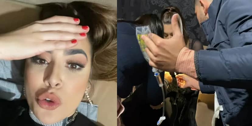 Naiara Azevedo passa mal antes de show e é socorrida às pressas Naiara Azevedo passa mal antes de show e é socorrida às pressas