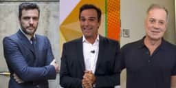 Rodrigo Lombardi, Tadeu Schmidt e Luiz Fernando assumem parceiros que escolheram para a vida