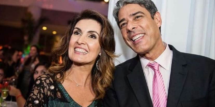 Fátima Bernardes ao lado de William Bonner (Foto: Divulgação) Fátima Bernardes ao lado de William Bonner (Foto: Divulgação)