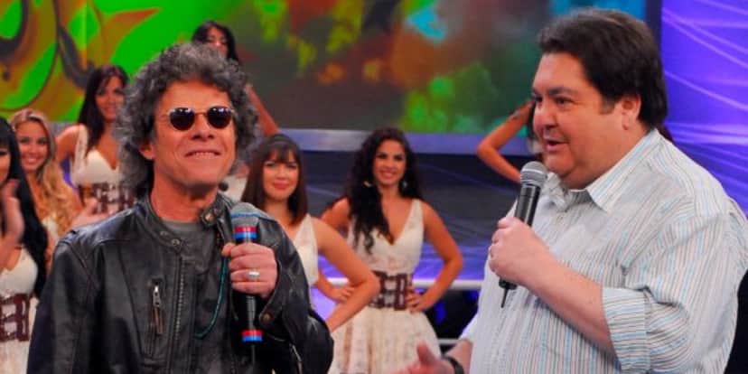 José Mayer, como Augusto César, e Faustão em "A Favorita" (Foto: Reprodução/TV Globo) José Mayer, como Augusto César, e Faustão em "A Favorita" (Foto: Reprodução/TV Globo)