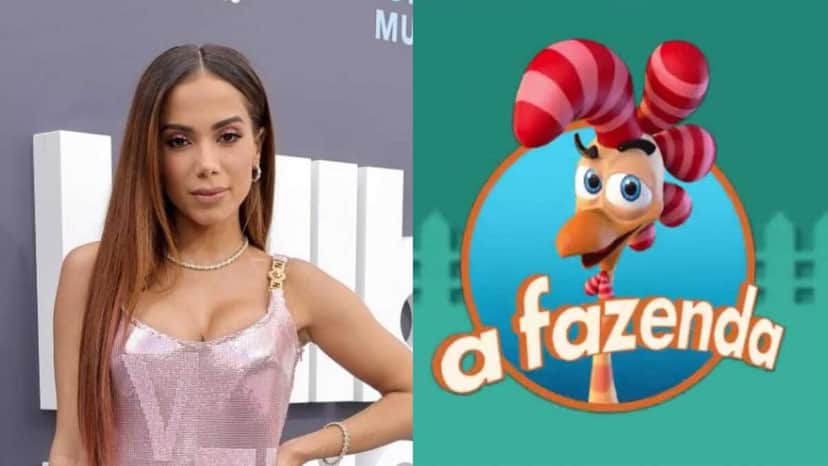 Anitta revela no Twitter que participará de A Fazenda, na Record (Foto: Reprodução/Montagem) Anitta revela no Twitter que participará de A Fazenda, na Record (Foto: Reprodução/Montagem)