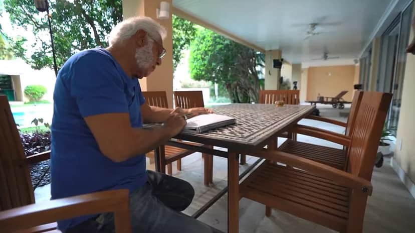 Antônio Fagundes em cenas do "Globo Repórter" Antônio Fagundes em cenas do "Globo Repórter"