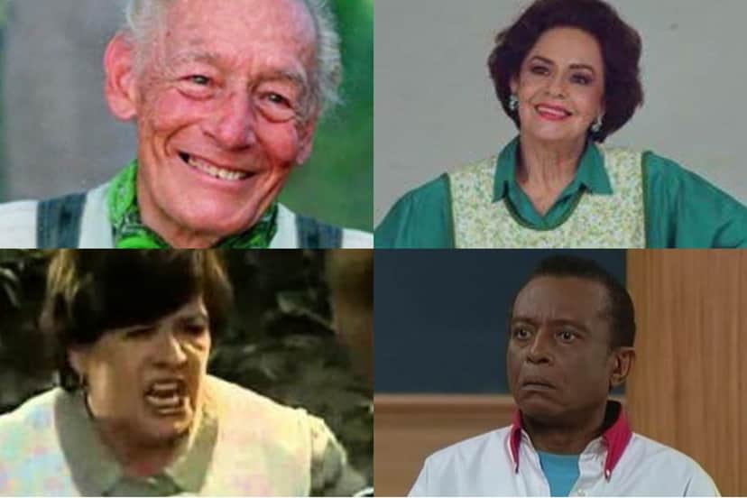 Tito Guizar (Chico), Silvia Derbez (Vovó Isabel), Silvia Caos (Antônia Rocha) e René Muñoz (Moacir) Tito Guizar (Chico), Silvia Derbez (Vovó Isabel), Silvia Caos (Antônia Rocha) e René Muñoz (Moacir)