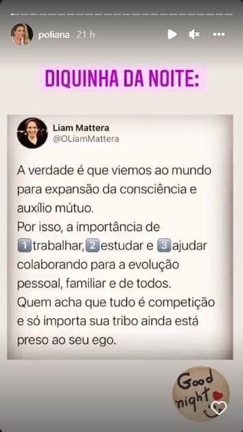 Poliana Rocha é casada com Leonardo e deixou seu recado (Foto: Reprodução/ Instagram) Poliana Rocha é casada com Leonardo e deixou seu recado (Foto: Reprodução/ Instagram)