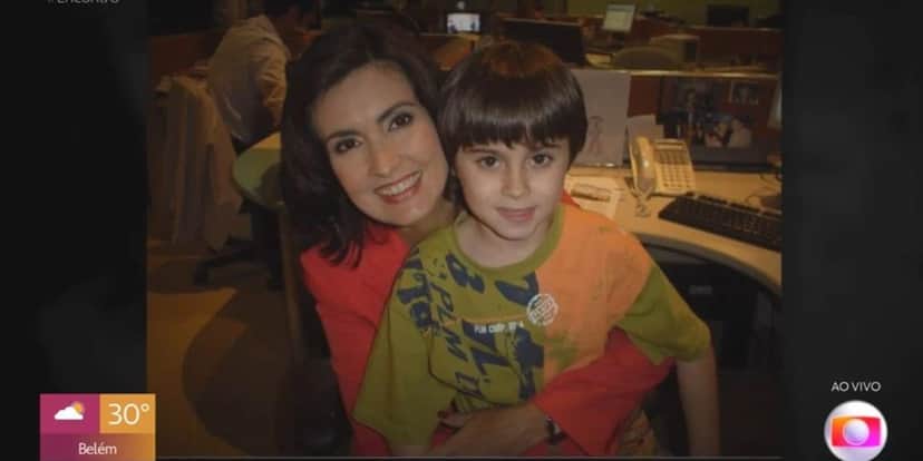 Fátima Bernardes e Rafael Miguel (Foto: Reprodução/TV Globo)