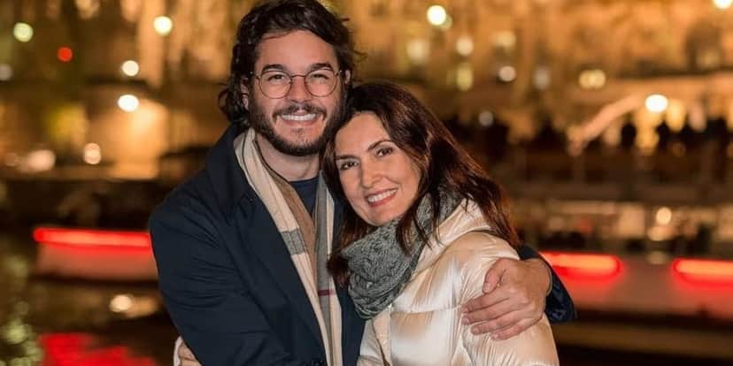Fátima Bernardes e Túlio Gadêlha (Foto: Reprodução) Fátima Bernardes e Túlio Gadêlha (Foto: Reprodução)