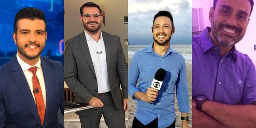 Matheus Ribeiro, Marcelo Cosme, Edivaldo Dondossola e Fábio Ramalho são gays (Foto: Reprodução/TV Globo/GloboNews/Instagram) Matheus Ribeiro, Marcelo Cosme, Edivaldo Dondossola e Fábio Ramalho são gays (Foto: Reprodução/TV Globo/GloboNews/Instagram)