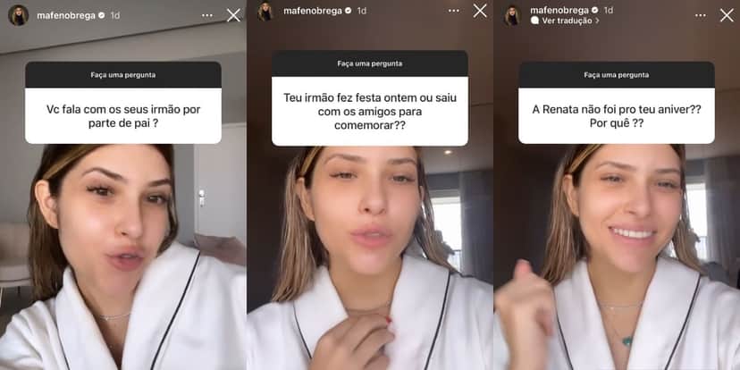 Mafe Nóbrega fez um post falando sobre Renata Domingues (Foto: Reprodução/Instagram) Mafe Nóbrega fez um post falando sobre Renata Domingues (Foto: Reprodução/Instagram)