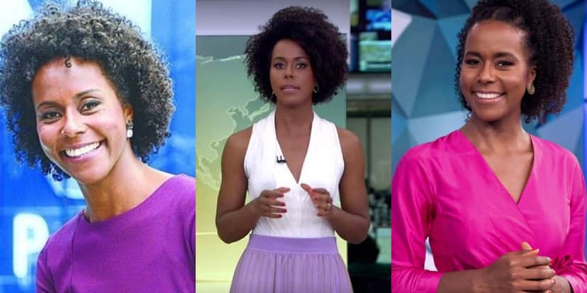 Maju Coutinho nas diferentes fases de sua carreira - Foto: Reprodução Maju Coutinho nas diferentes fases de sua carreira - Foto: Reprodução