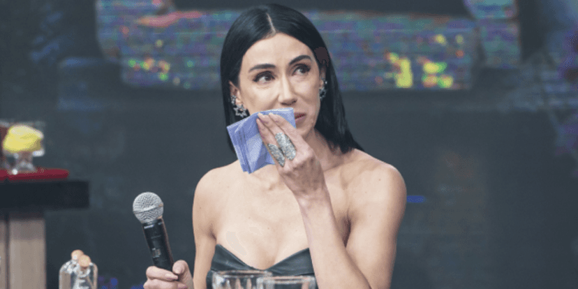Michelle Barros participou do Faustão na Band (Foto: Reprodução)