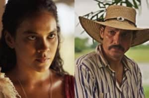 Muda abre o jogo com Tibério em Pantanal (Foto: Reprodução / Globo) Muda abre o jogo com Tibério em Pantanal (Foto: Reprodução / Globo)