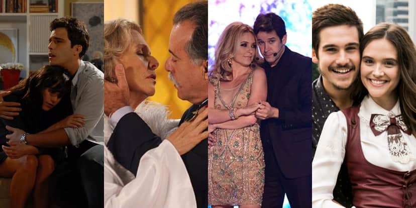 "Tempos Modernos", "Guerra dos Sexos", "Geração Brasil" e "O Tempo Não Para" (Foto: Divulgação/TV Globo)