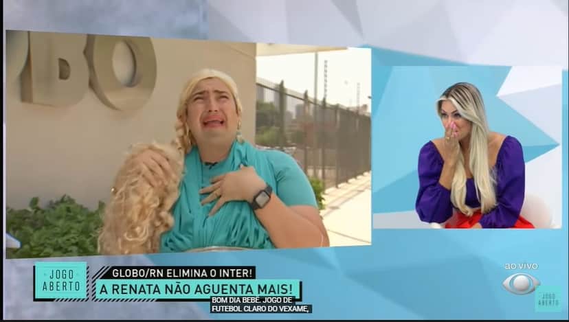 Renata Fan na Globo - Foto: Reprodução Renata Fan na Globo - Foto: Reprodução