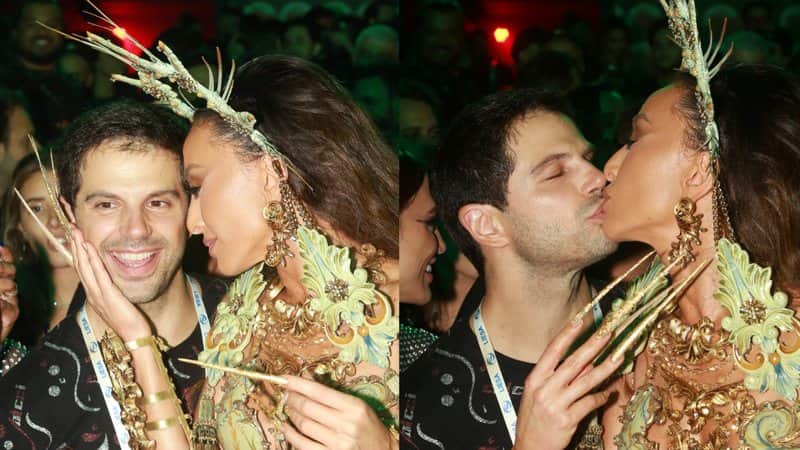 Sabrina Sato e Duda Nagle foram flagrados aos beijos em evento (Foto: Reprodução/ AgNews) Sabrina Sato e Duda Nagle foram flagrados aos beijos em evento (Foto: Reprodução/ AgNews)