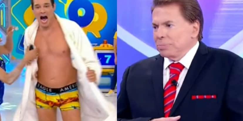 Silvio Santos detonou atitude de Portiolli em aparecer só de cueca - Foto: Reprodução Silvio Santos detonou atitude de Portiolli em aparecer só de cueca - Foto: Reprodução