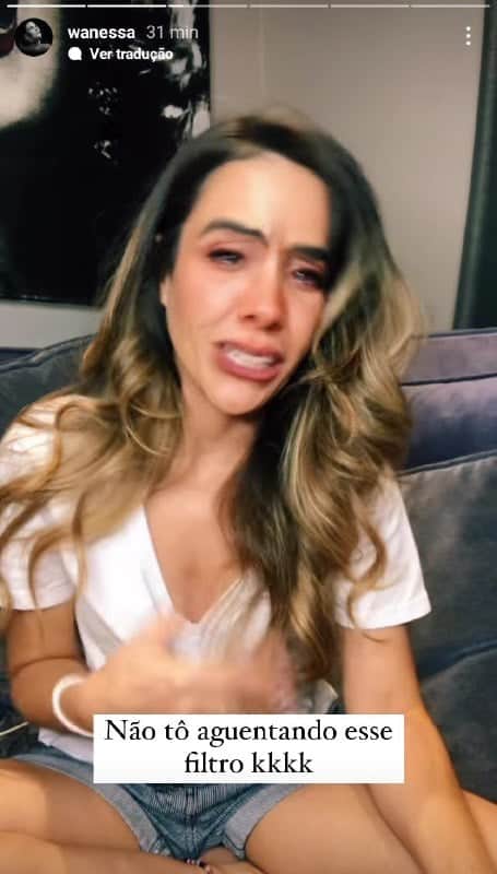 Wanessa surgiu aos prantos e contou novidade (Foto: Reprodução/ Instagram) Wanessa surgiu aos prantos e contou novidade (Foto: Reprodução/ Instagram)