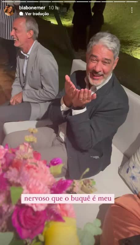 William Bonner sofreu com a notícia de casamento da filha (Foto: Reprodução/ Instagram) William Bonner sofreu com a notícia de casamento da filha (Foto: Reprodução/ Instagram)