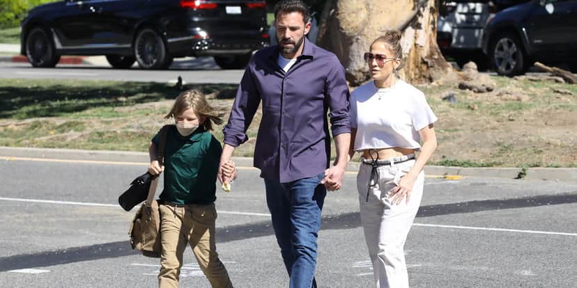 Ben Affleck, Jennifer Lopez e Samuel (Foto: Reprodução) Ben Affleck, Jennifer Lopez e Samuel (Foto: Reprodução)