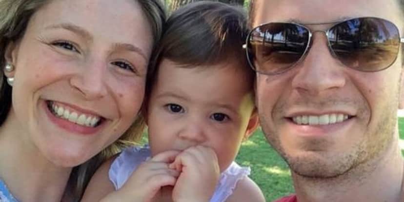 Daian Garbin e Tiago Leifert com a filha, Lua (Foto: Reprodução/Instagram) Daian Garbin e Tiago Leifert com a filha, Lua (Foto: Reprodução/Instagram)