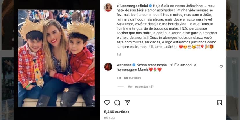 Em meio à exposição de Zezé, Zilu detona sobre família Em meio à exposição de Zezé, Zilu detona sobre família