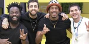 Douglas Silva, Pedro Scooby, Paulo André e Arthur Aguiar - Reprodução Portal Jetss Douglas Silva, Pedro Scooby, Paulo André e Arthur Aguiar - Reprodução Portal Jetss
