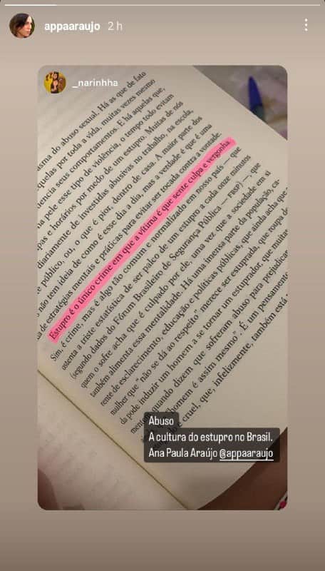 Ana Paula Araújo surpreendeu em suas redes sociais (Foto: Reprodução) Ana Paula Araújo surpreendeu em suas redes sociais (Foto: Reprodução)