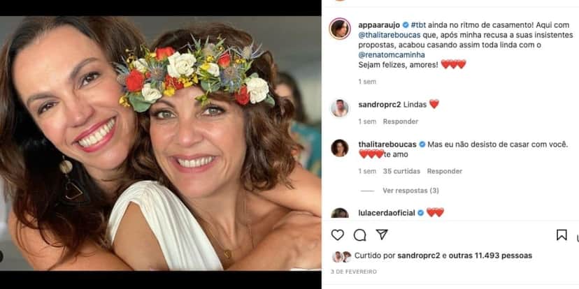 Ana Paula Araújo surgiu ao lado de sua grande amiga (Foto: Reprodução) Ana Paula Araújo surgiu ao lado de sua grande amiga (Foto: Reprodução)