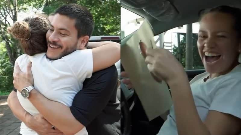 Arthur Aguiar, campeão do BBB, presenteia babá da filha com carro de luxo: "Isso não é nada" Arthur Aguiar, campeão do BBB, presenteia babá da filha com carro de luxo: "Isso não é nada"