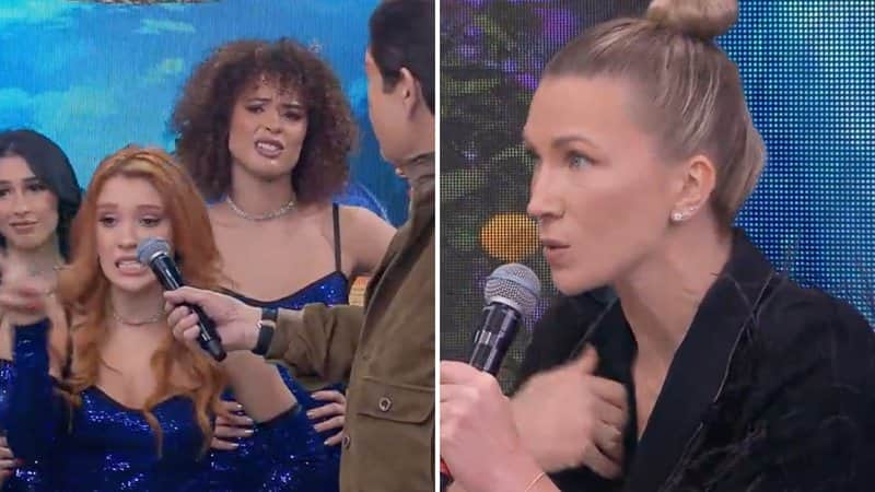 Anne Lotterman protagonizou climão com Bailarinas do Faustão- Foto: Montagem Anne Lotterman protagonizou climão com Bailarinas do Faustão- Foto: Montagem