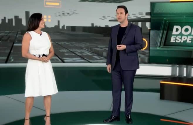 Carolina Ferraz e Edu Ribeiro (Foto: Reprodução) Carolina Ferraz e Edu Ribeiro (Foto: Reprodução)