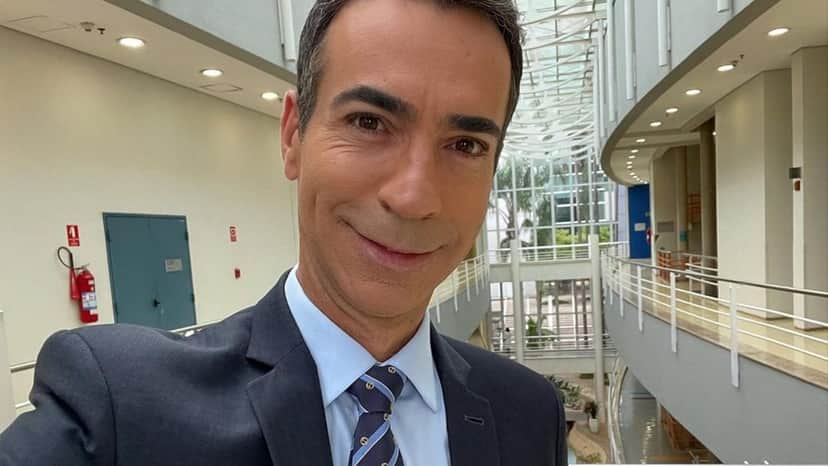 O jornalista e âncora César Tralli O jornalista e âncora César Tralli