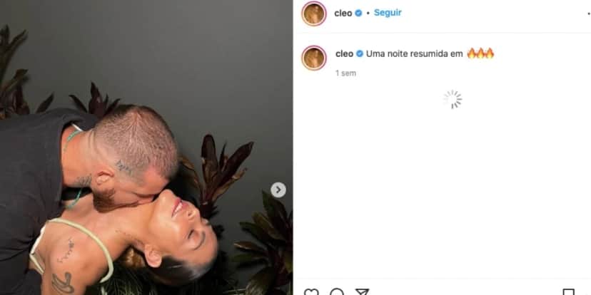 Cleo Pires surgiu sendo chupada pelo marido (Foto: Reprodução) Cleo Pires surgiu sendo chupada pelo marido (Foto: Reprodução)