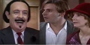 Cornélio (Ney Latorraca) flagra Dinorá (Maria Padilha) com Celso (Murilo Rosa) em "O Cravo e a Rosa" (Foto: Reprodução / Globo) Cornélio (Ney Latorraca) flagra Dinorá (Maria Padilha) com Celso (Murilo Rosa) em "O Cravo e a Rosa" (Foto: Reprodução / Globo)