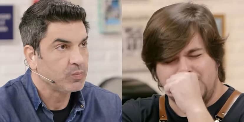 "Dói", Assistente de Edu Guedes passa mal, leva mãos ao rosto e chef detona: "Para de ser dramático" "Dói", Assistente de Edu Guedes passa mal, leva mãos ao rosto e chef detona: "Para de ser dramático"