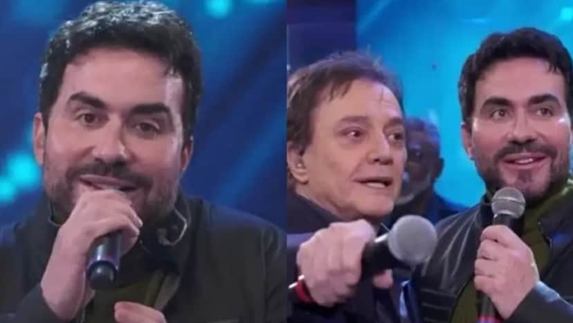 O padre Fábio de Melo esteve com Fábio Jr no Altas Horas (Foto: Reprodução) O padre Fábio de Melo esteve com Fábio Jr no Altas Horas (Foto: Reprodução)