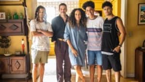 Família de Tenório (Murilo Benício) em Pantanal (Foto: Reprodução / Globo) Família de Tenório (Murilo Benício) em Pantanal (Foto: Reprodução / Globo)